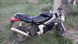 Подросток-бесправник на мотоцикле сбил барана на трассе Ставрополья