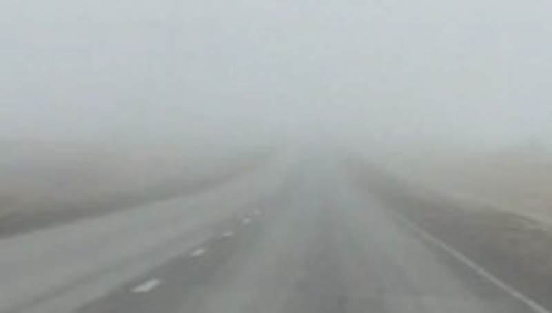 На ставропольские трассы вновь опустился туман