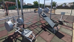 Новую тренажёрную площадку открыли в селе Шведино 