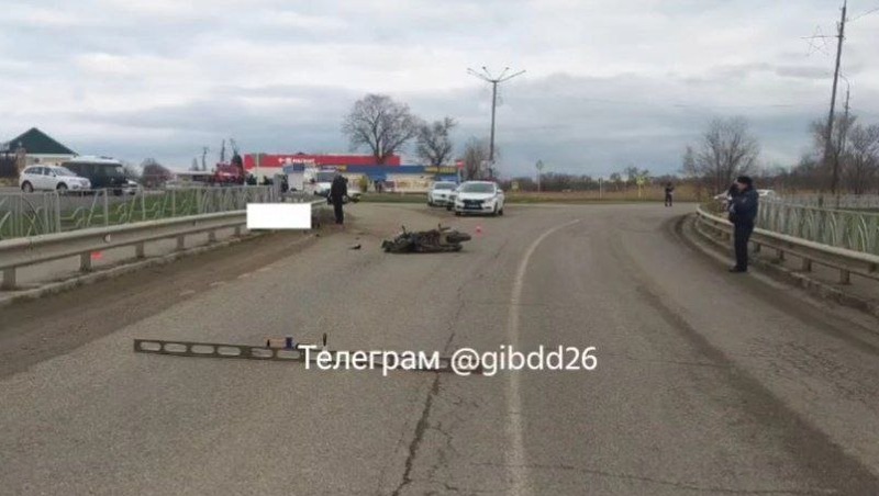 У погибшего на Ставрополье скутериста не было водительских прав