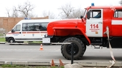 Из-за удара молнии загорелась ферма вблизи посёлка Поперечного на Ставрополье