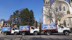 Десять тонн гумпомощи для беженцев из Донбасса собрали в Кисловодске 