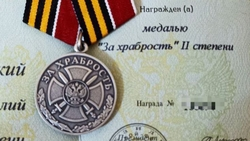 Путин наградил медалью «За храбрость» II степени бойца из Новоалександровского округа