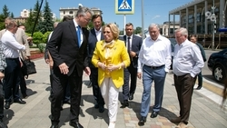 Валентина Матвиенко посетила стройплощадку культурного центра в Кисловодске 