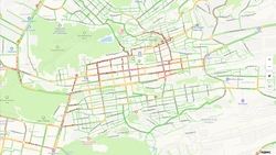 Пробки на дорогах Ставрополя из-за непогоды достигли десяти баллов