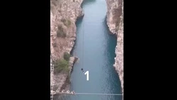 Туристку парализовало после прыжка с тарзанки в Сулакском каньоне Дагестана