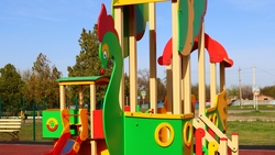 Детскую площадку открыли в селе Первомайском на Ставрополье