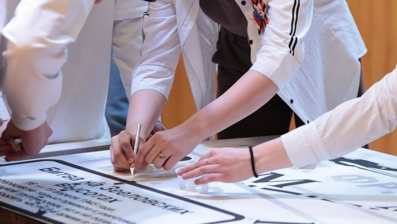 Невинномысские школьники создали арт-объекты для карты боевых действий ВОВ