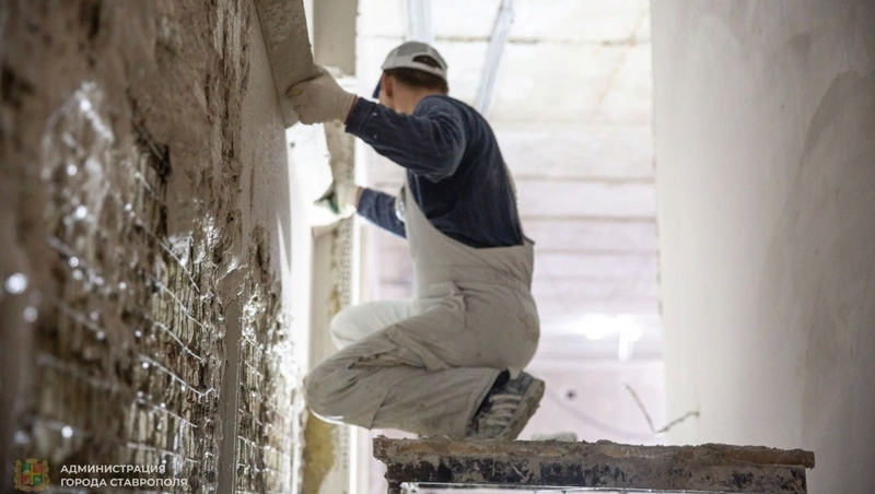 В Ставрополе капитально ремонтируют библиотеку-филиал на улице Семашко