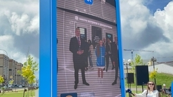 Глава Ставрополья передал интерактивный привет из Петербурга землякам