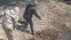 Ставропольцы организовали субботник на реке Журавушка