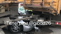 Житель Кубани пострадал в ДТП с грузовиком на Ставрополье
