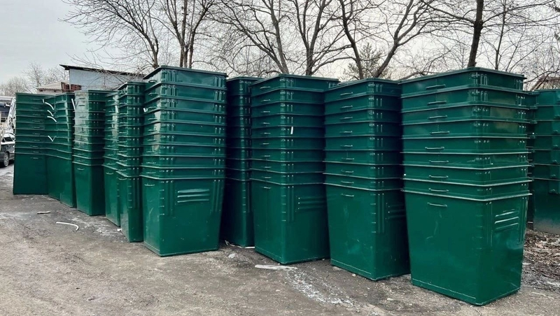 Более новых 60 мусорных баков установили в посёлках Предгорного округа