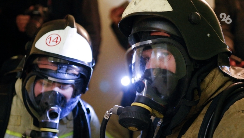 Пожар на 210 кв. метрах ликвидировали в селе Обильном