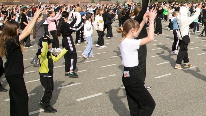 Жители Георгиевска поучаствовали в массовой зарядке