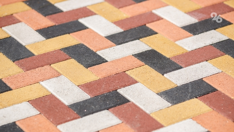 Тротуар прокладывают по улице Ленина в селе Добровольном