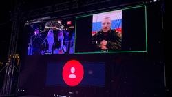 Новогодний телемост с бойцами спецоперации провёл Кисловодск