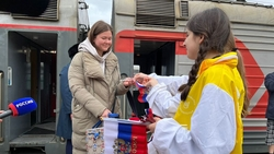 Гостей из Крыма встретили в Кисловодске с песнями и подарками