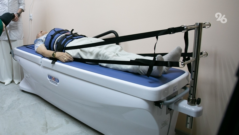 Без боли в спине: в геронтологическом центре Ставрополя появилась механотерапевтическая установка