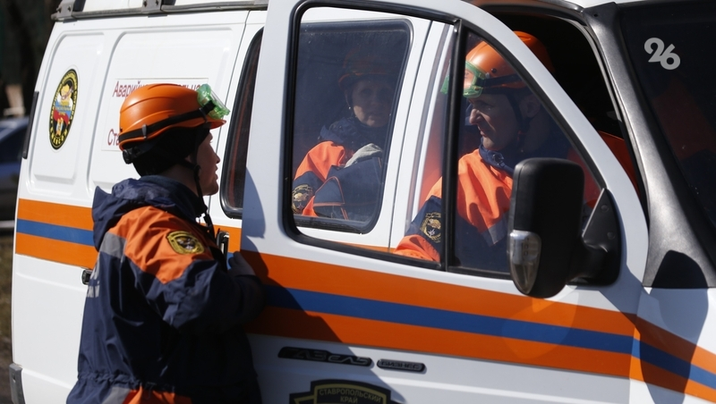 Частный дом загорелся в Кисловодске