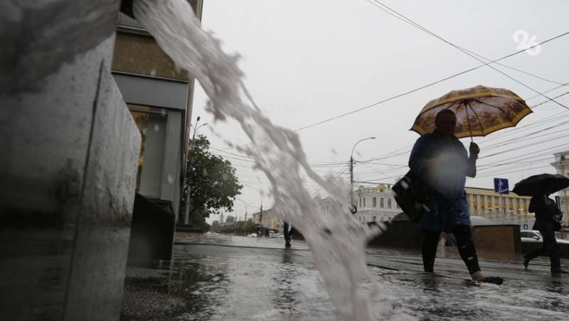 Дожди с грозами и ветер накроют Ставрополье в конце недели