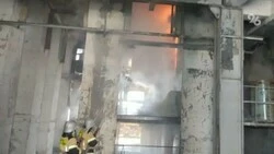 Обжигающее жидкое стекло вытекло с завода в Чегеме, в Кабардино-Балкарии