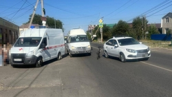 Ребёнок на велосипеде попал под колёса «Лады-Гранты» в Михайловске