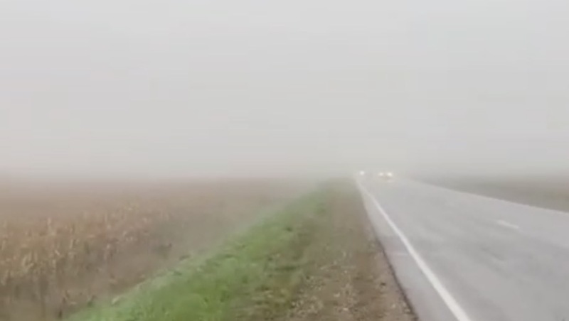 Автомобилистов предупреждают о плохой видимости на дорогах Ставрополья из-за тумана