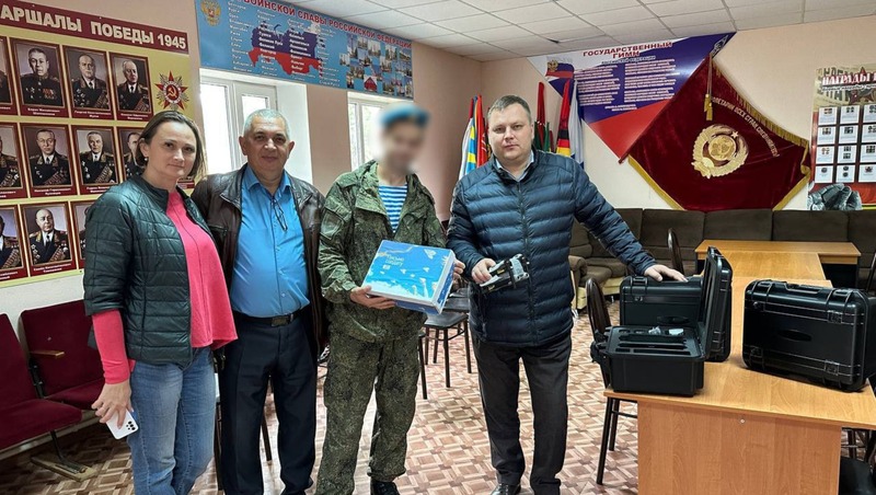 Ставропольцы — участники СВО получили дроны, транспорт и посылки из дома