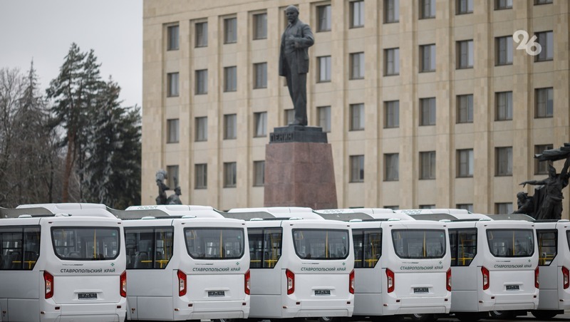 Доступность, вместимость, комфорт: ещё 20 новых автобусов запустят в Ставрополе