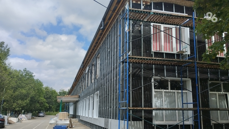 Современное образовательное пространство: в ставропольской станице капремонт школы завершат раньше срока