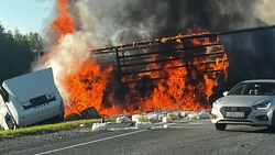 Два ставропольца погибли при столкновении с большегрузом в Тюменской области