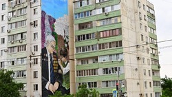  Мурал с изображением ветерана Великой Отечественной войны появился в Будённовске