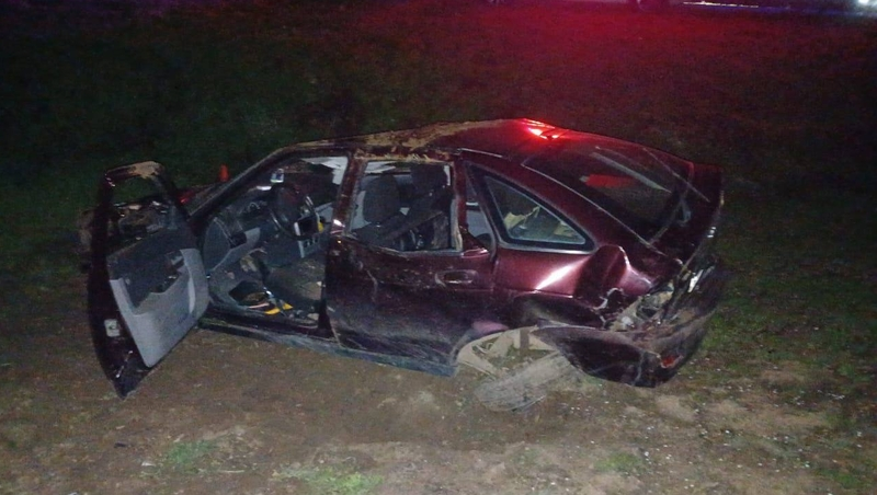 Трое молодых пассажиров пострадали из-за опрокидывания авто в Туркменском округе