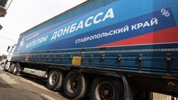 Уже около 903 тонн гуманитарной помощи отправило Ставрополье в ЛДНР
