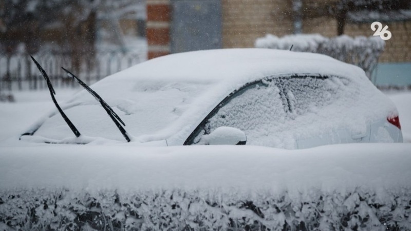 Автоинспекторы Ставрополья советуют водителям закладывать больше времени на дорогу из-за снега