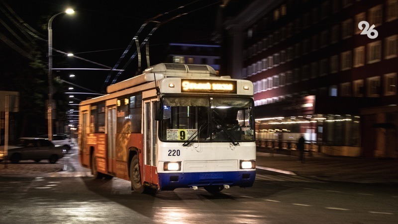 Новогодний троллейбус с развлекательной программой будет курсировать по Ставрополю 30 декабря