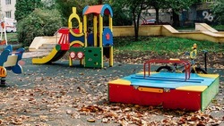 Детскую площадку построили в хуторе на Ставрополье благодаря губернаторской программе