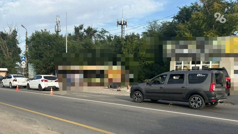 Двое мужчин пострадали в тройном столкновении авто на Ставрополье