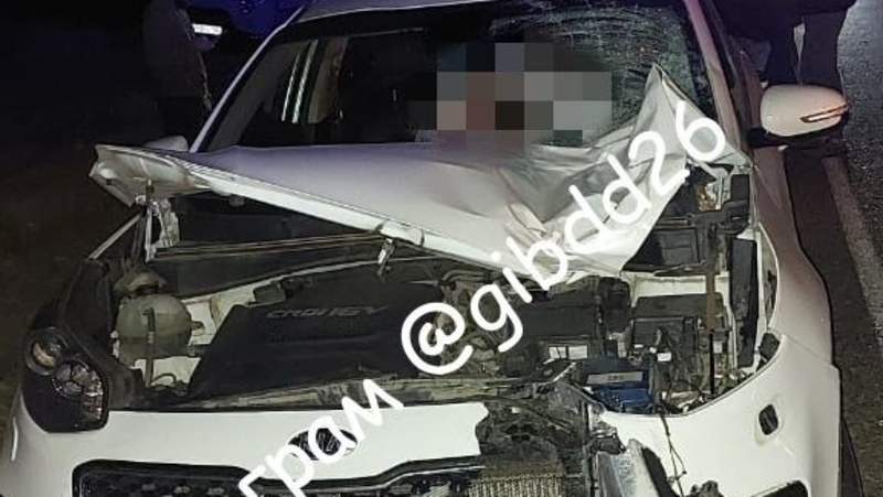 Мужчина выбежал на дорогу с похоронным венком и погиб под колёсами иномарки в Грачёвском округе