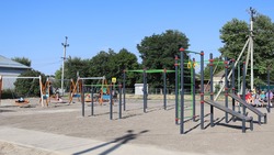 Сквер со спортивной и детской площадками открыли в Зеленокумске