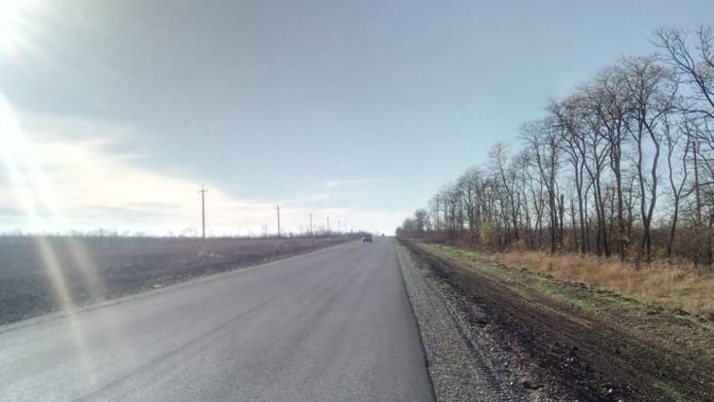 Ремонт 7,4 км дороги завершают в Новоалександровском округе