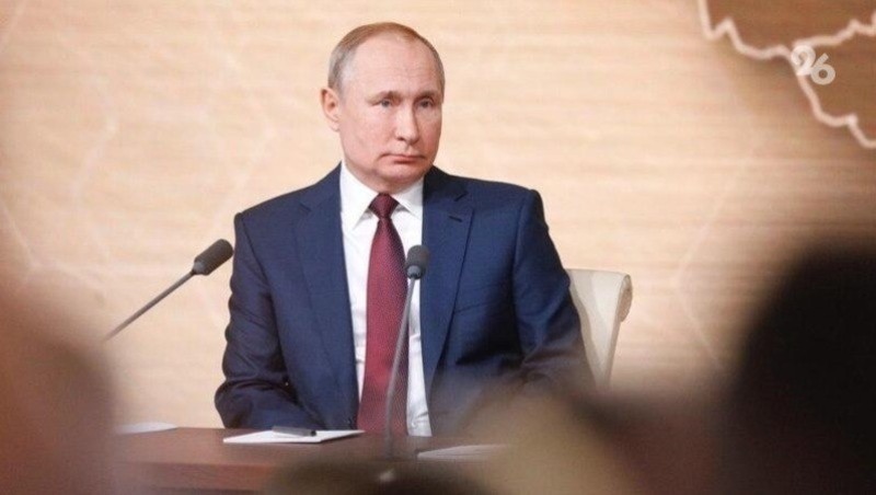 Президент Владимир Путин прилетел в Пятигорск 