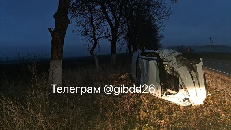 Водитель погиб в ДТП на Ставрополье из-за превышения скорости 