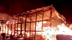 Дом многодетной семьи потушили в посёлке Георгиевского округа