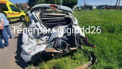 Пассажир иномарки попал в реанимацию с переломом позвоночника после ДТП в Невинномысске