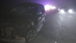 В Андроповском округе иномарка перевернулась и врезалась в попутный автомобиль