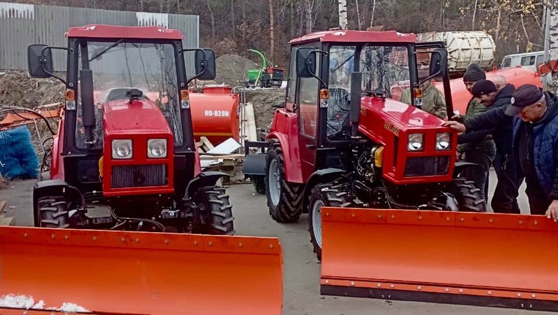 Два новых трактора для уборки снега приобрели в Кисловодске 