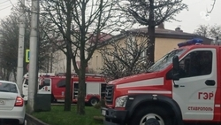 Огромная пробка образовалась в центре Ставрополя в районе пожара