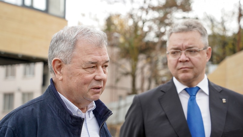 Губернатор Владимиров и сенатор Артамонов посетили Кисловодск с рабочим визитом